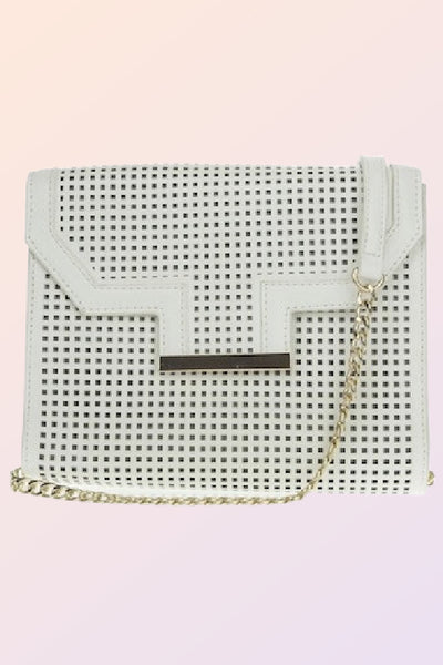 NA PALI COAST PERFORATED CROSS BODY BAG