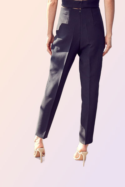 High Waisted Slim Pants