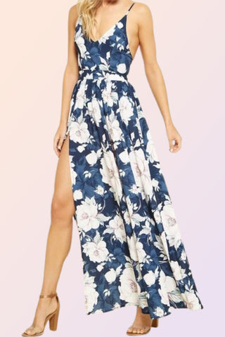 FUERTEVENTURA FLORAL MAXI DRESS