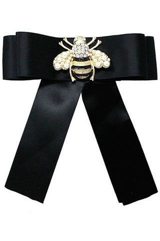 POINTE LA RUE BOWTIE BROOCH