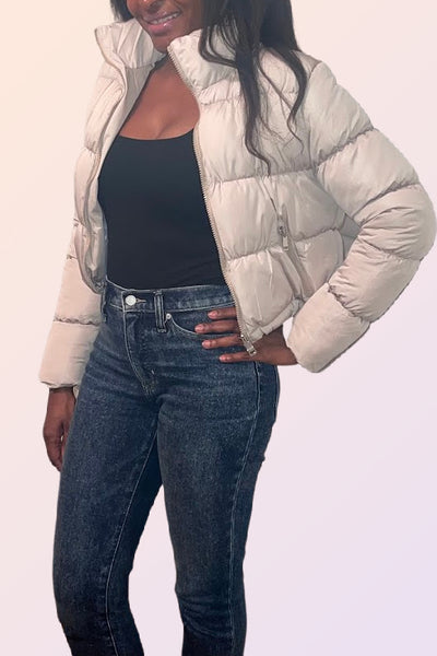 APRÉS SKI CROPPED PUFFER COAT