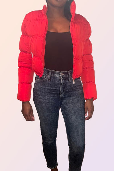 APRÉS SKI CROPPED PUFFER COAT